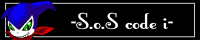 「-S.o.S code i-」のバナー(200x40)です。